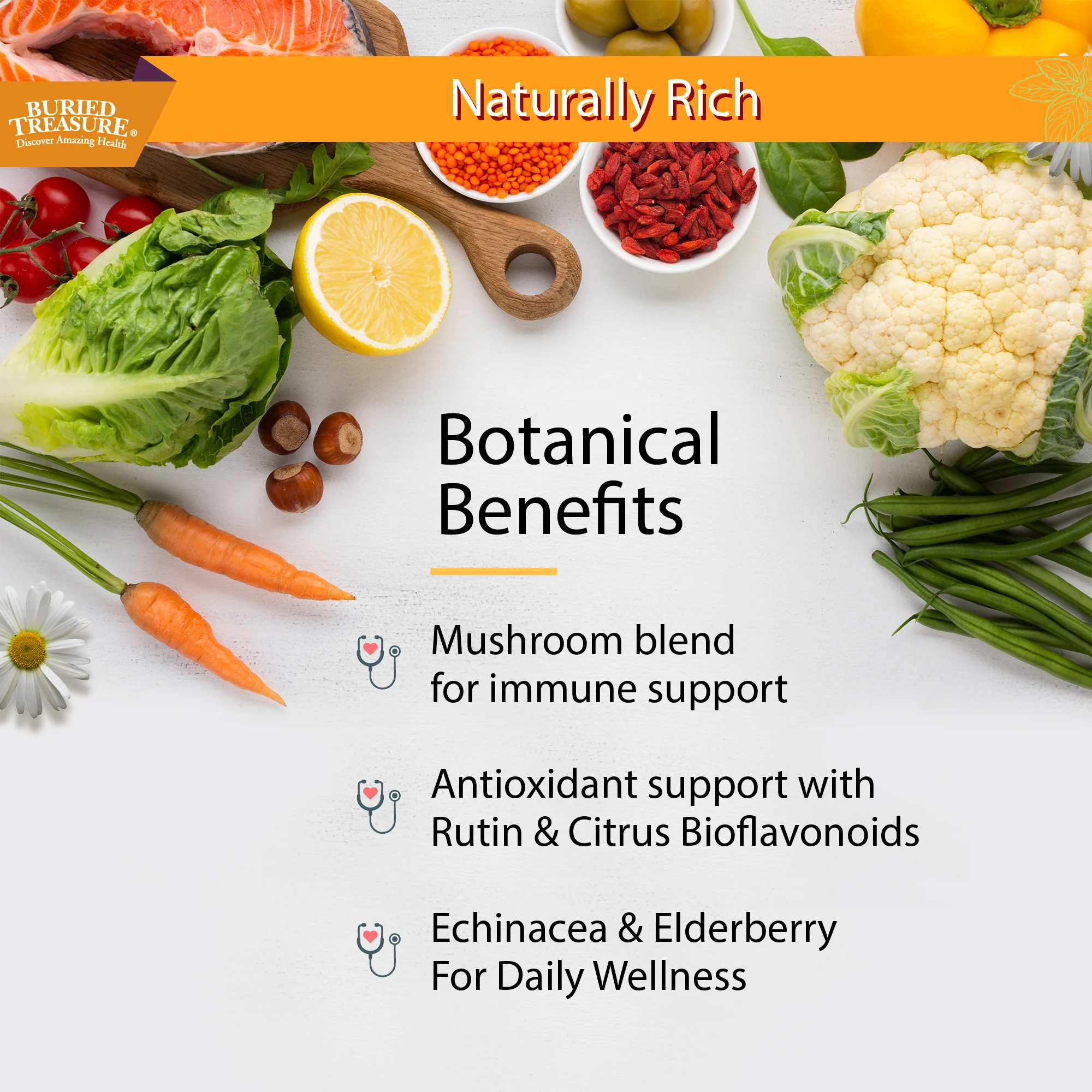 Buried Treasure Liquid Nutrients® Adult Daily Immune Wellness – Liquid Supplement with Vitamin C and Antioxidants - Image 6
