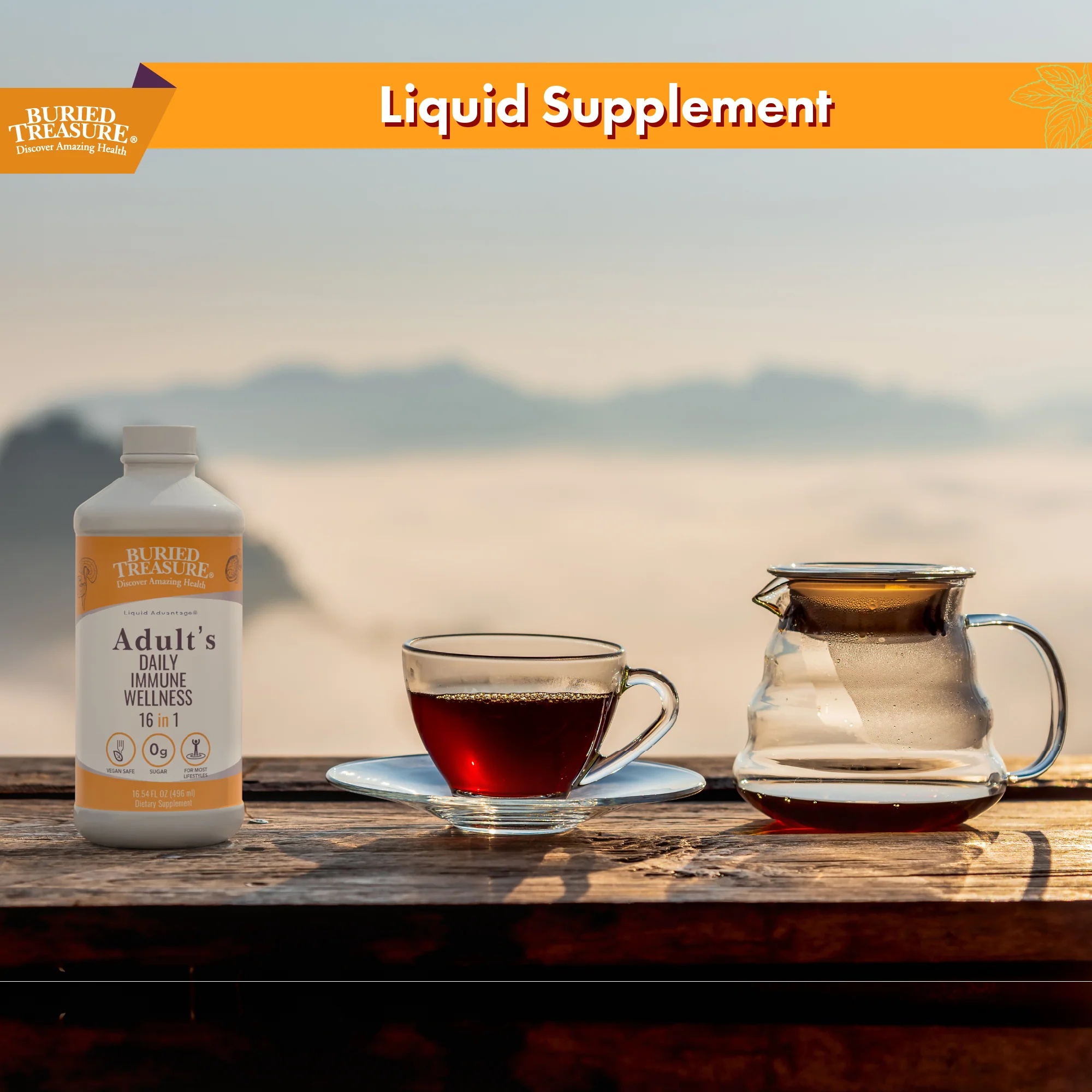 Buried Treasure Liquid Nutrients® Adult Daily Immune Wellness – Liquid Supplement with Vitamin C and Antioxidants - Image 7