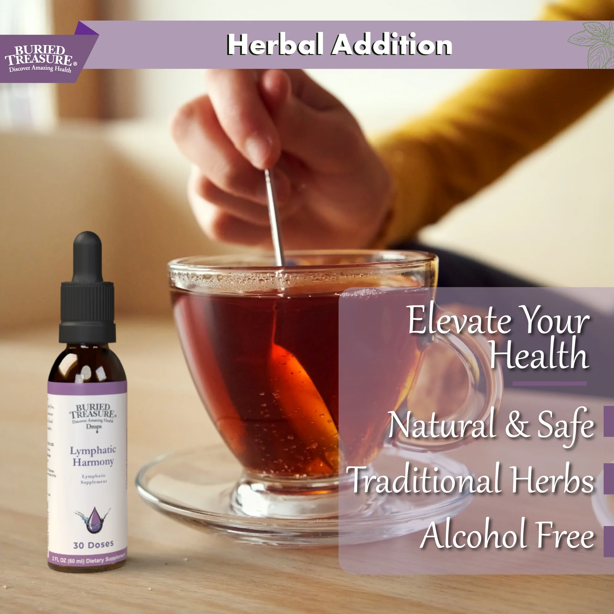 Buried Treasure Liquid Nutrients Lymphatic Harmony Drops - Supports Immune Health - Image 6