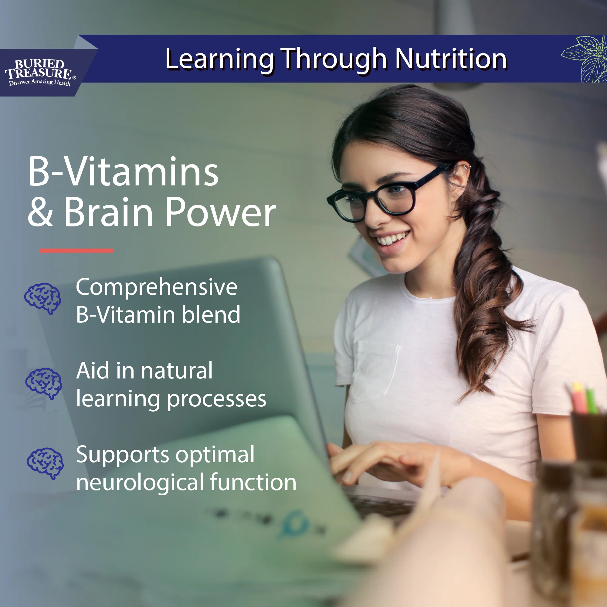 Neuro Nectar Liquid Brain Nutrition - Supports Cognitive Function, Mental Clarity, and Focus with B-Vitamins, DHA Omega 3, Ginkgo Biloba, and Herbal Extracts - 16 oz - Image 4